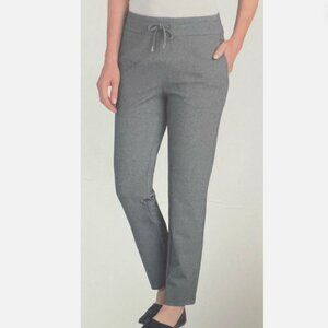 Dalia Ladies' Pull-On Pant with Drawstring - 1569367 Melange Gray XS